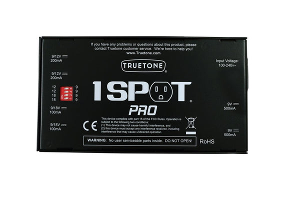 Truetone 1 Spot Pro CS6 Low Profile Multi Voltage Power Supply (Ex-demo)