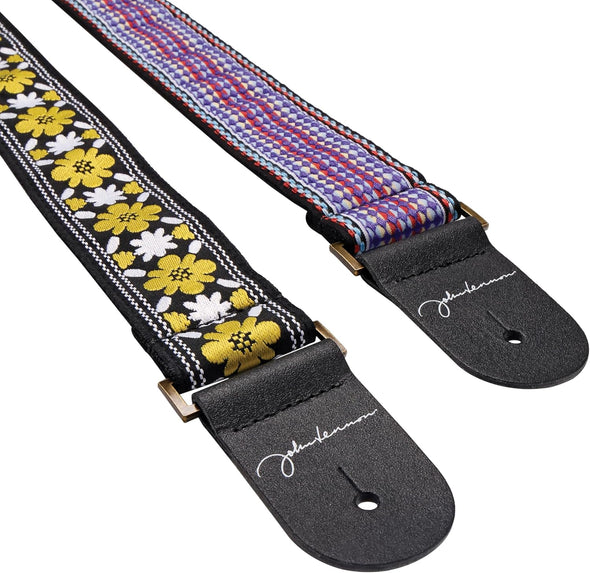 John Lennon Rooftop Jacquard Guitar Strap