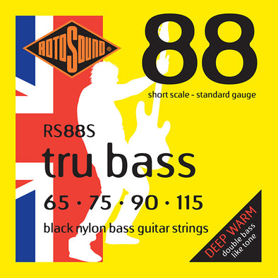 Rotosound RS88S Tru Bass 88 Black Nylon Short Scale 65-115